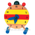 Wooden Alarm Clock Toy For Kids